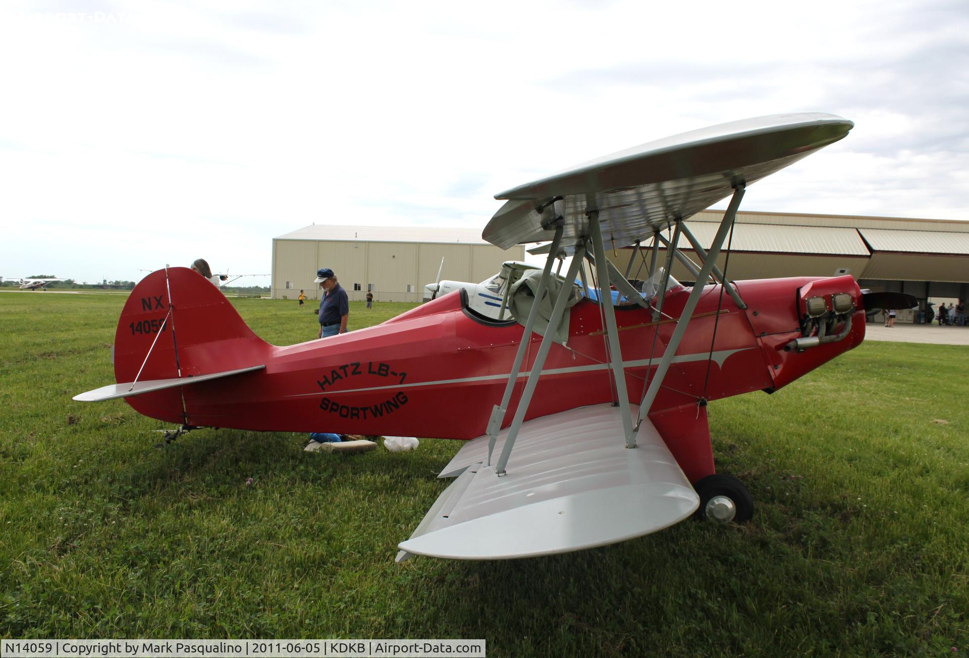 N14059, 1987 Hatz LB-1 C/N 185, Hatz LB-1