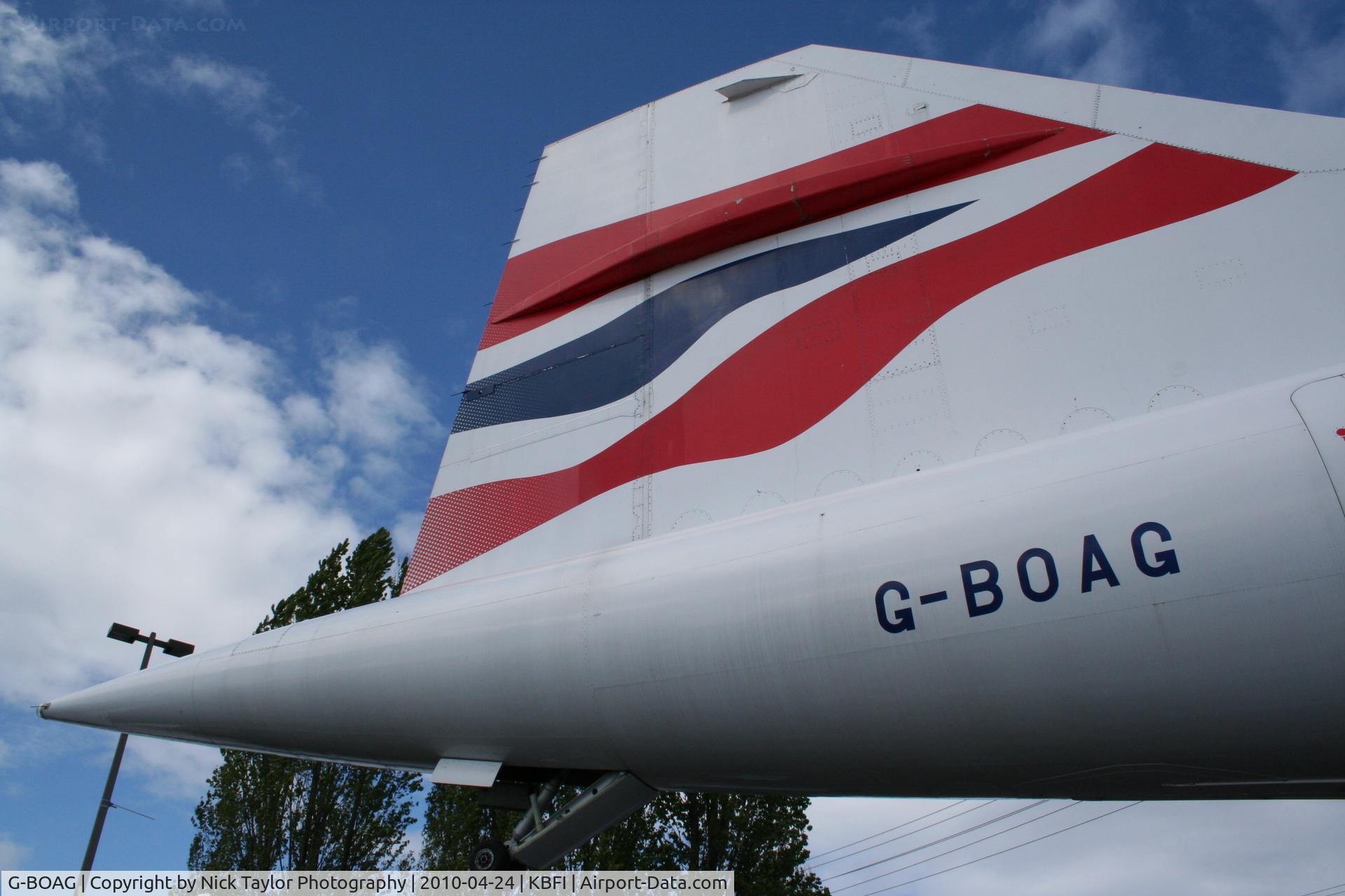 G-BOAG, 1978 Aerospatiale-BAC Concorde 1-102 C/N 100-014, On display at the Seattle Museum of Flight