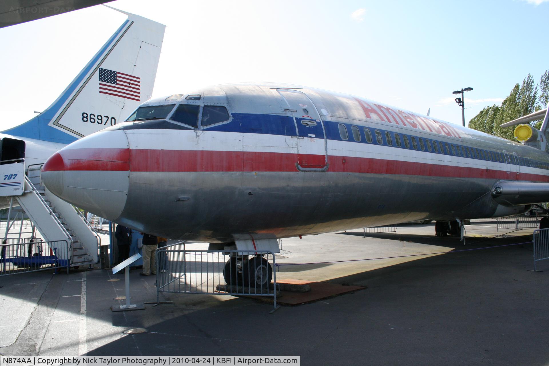 N874AA, 1978 Boeing 727-223 C/N 21386, Seattle Museum of Flight