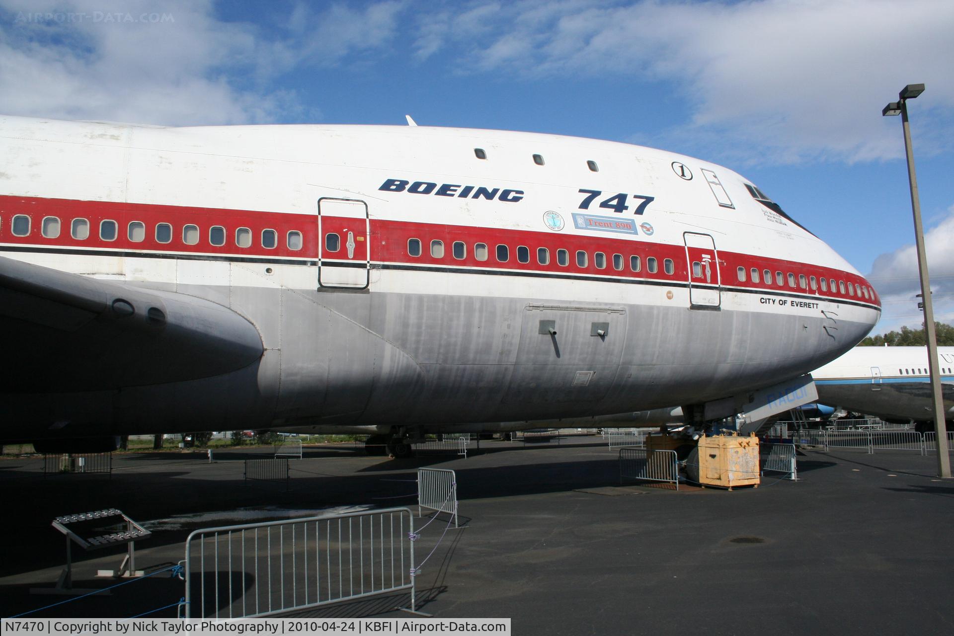 N7470, 1969 Boeing 747-121 C/N 20235, Seattle Museum of Flight