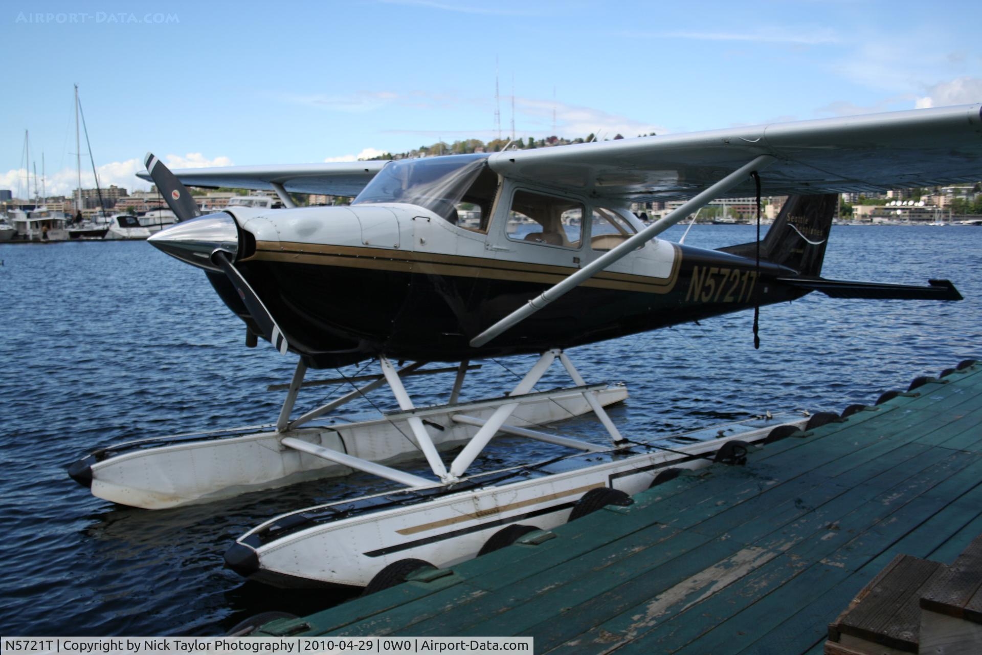 N5721T, 1964 Cessna 172E C/N 17251621, Taken on the day of my Single Engine Sea add on rating checkride.