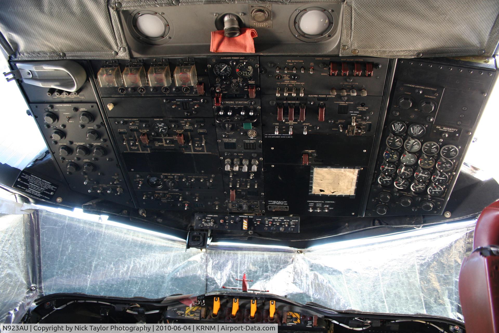 N923AU, 1964 Lockheed P-3A Orion C/N 185-5085, Upper electrical panel