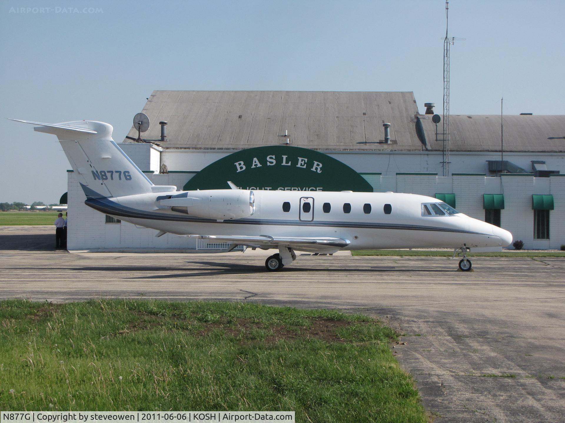 N877G, 1995 Cessna 650 C/N 650-7063, regular vistor to Basler FBO  Last photograph in a mid winter snow storm...