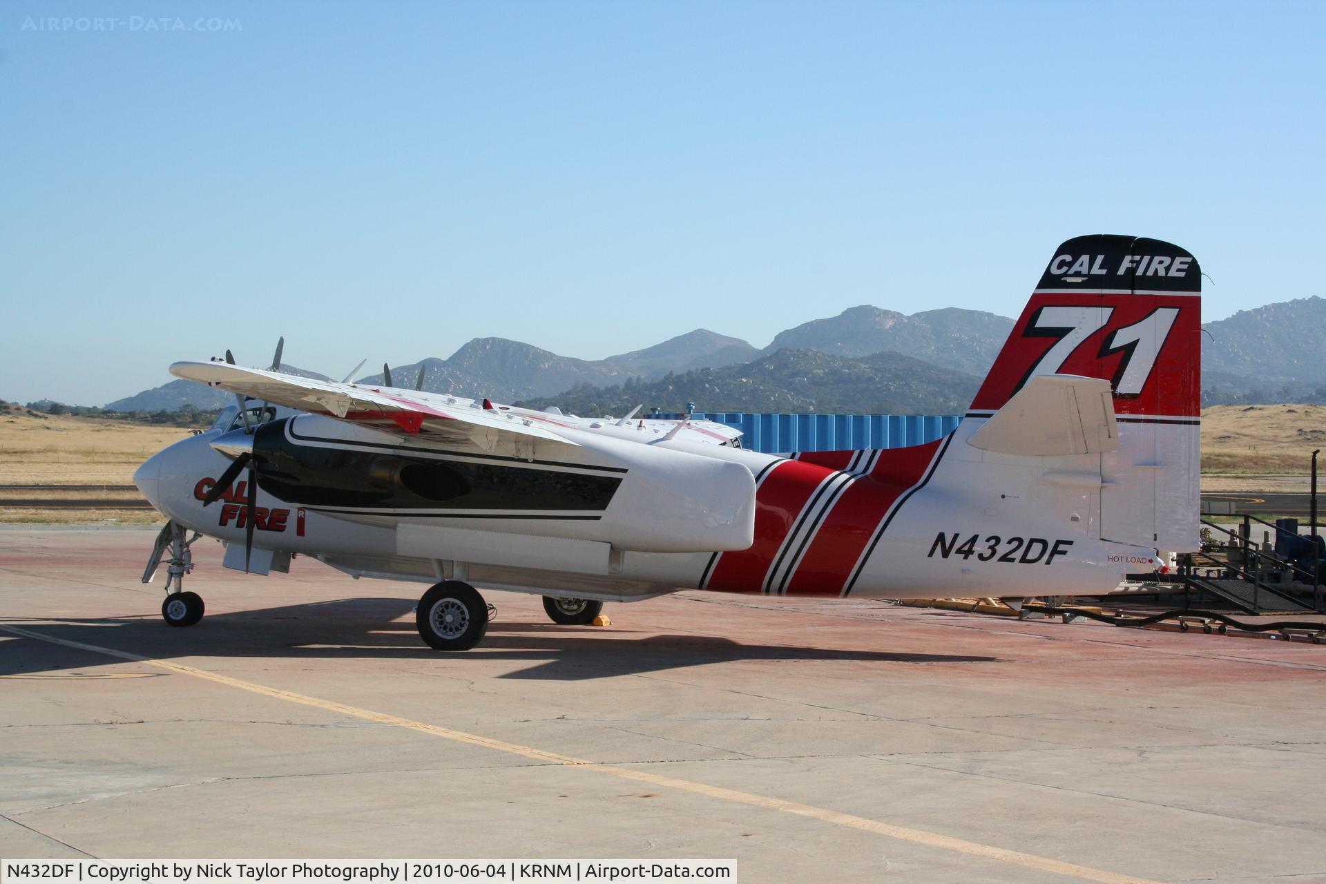 N432DF, Marsh Aviation S-2F3AT C/N 149268, T-71 at Ramona