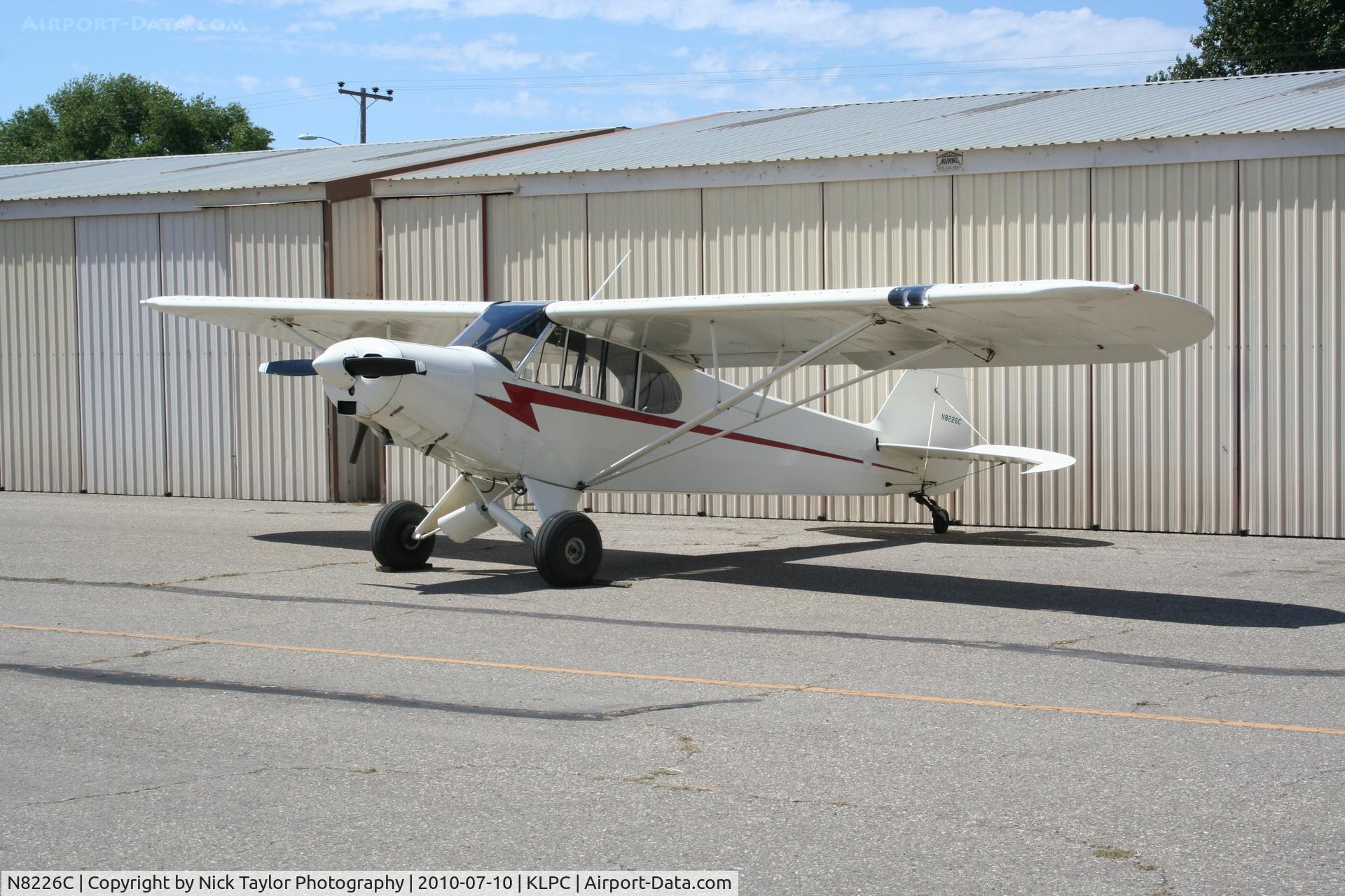 N8226C, 1954 Piper PA-18-135 Super Cub C/N 18-3669, Sitting in front of it's hangar