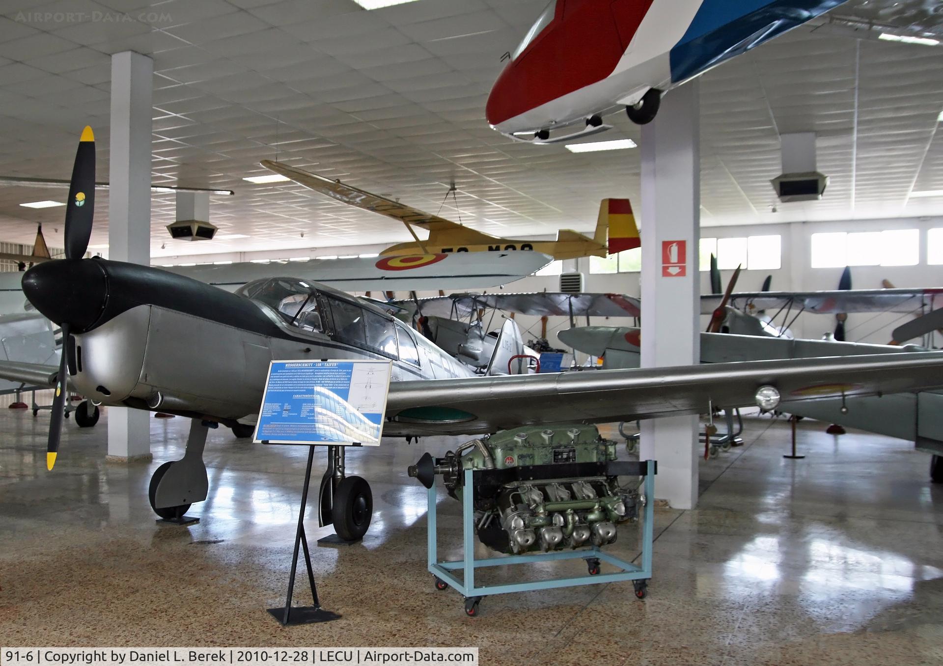 91-6, Messerschmitt Me-108 Taifun C/N Not found 91-6, This four-place touring plane was the predecessor to the famous Me-109 fighter.