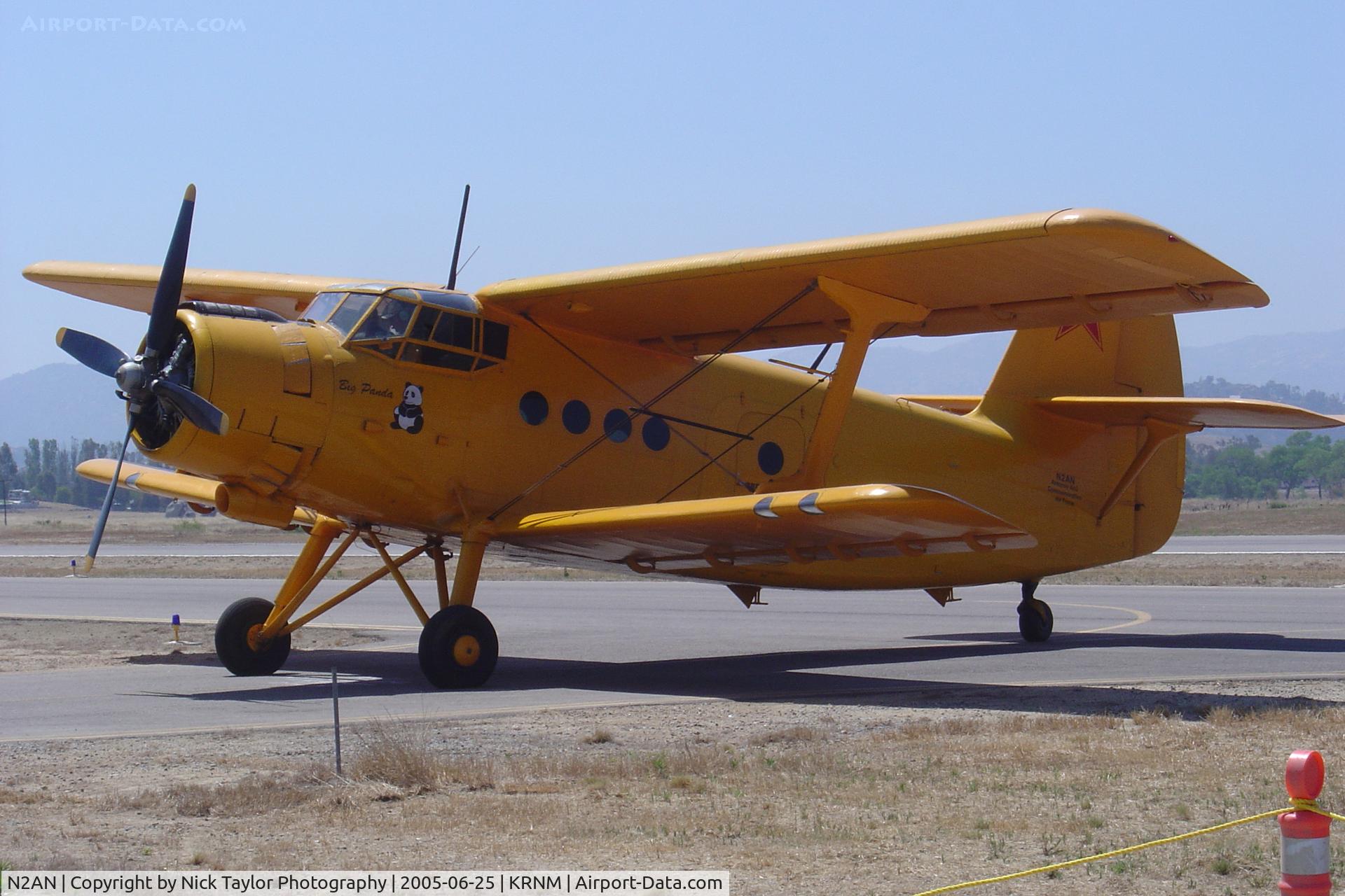 N2AN, 1984 Antonov An-2 C/N 43798, Arriving at the Ramona Air Fair