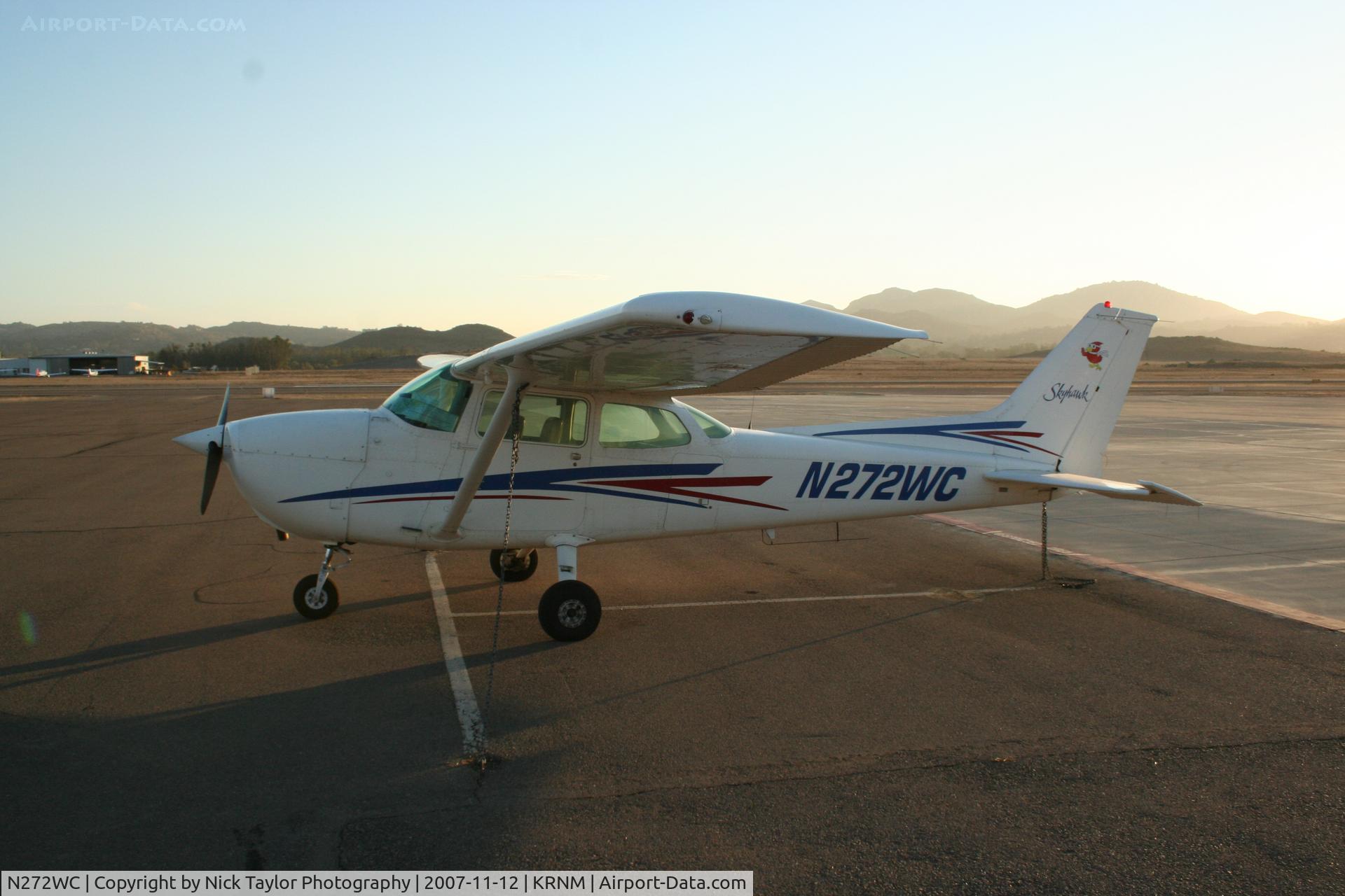 N272WC, 1979 Cessna 172N C/N 17272677, One of my solo cross country flights to Ramona from Long Beach