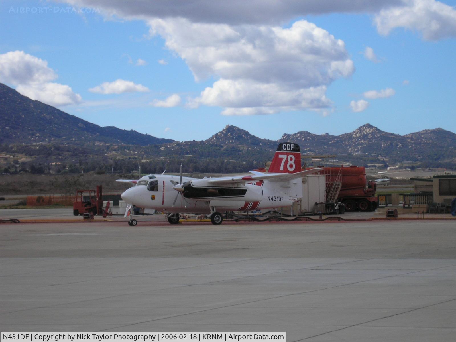 N431DF, 2001 Marsh Aviation S-2F3AT C/N 149265, Tanker 78 at Ramona