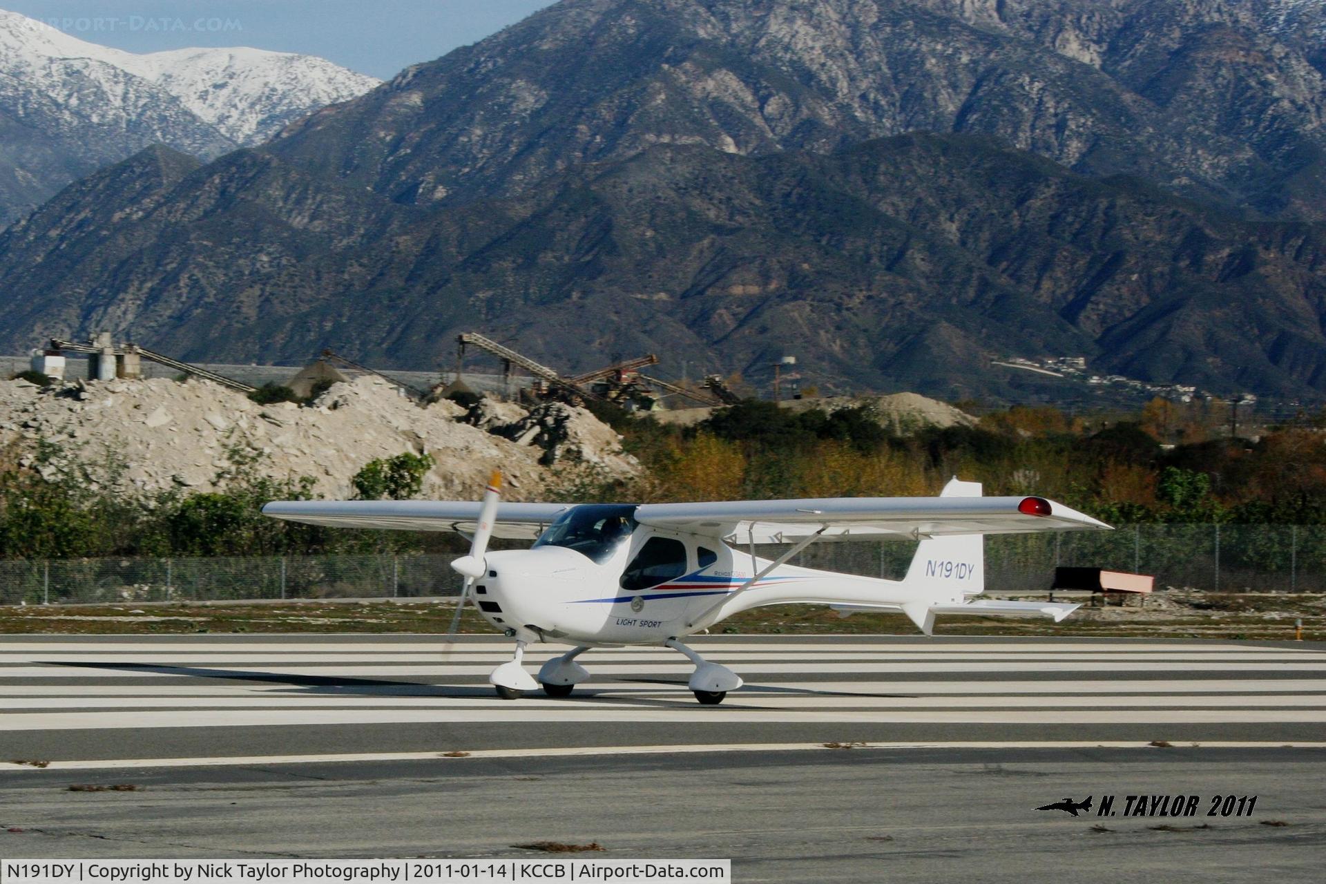 N191DY, 2007 Remos G-3/600 Mirage C/N 191, Landing at Cable