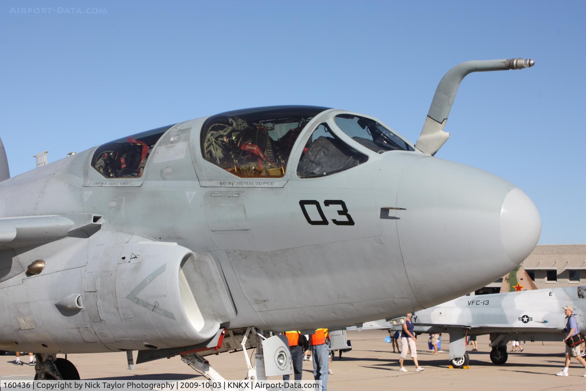 160436, Grumman EA-6B Prowler C/N P-64, Nose shot