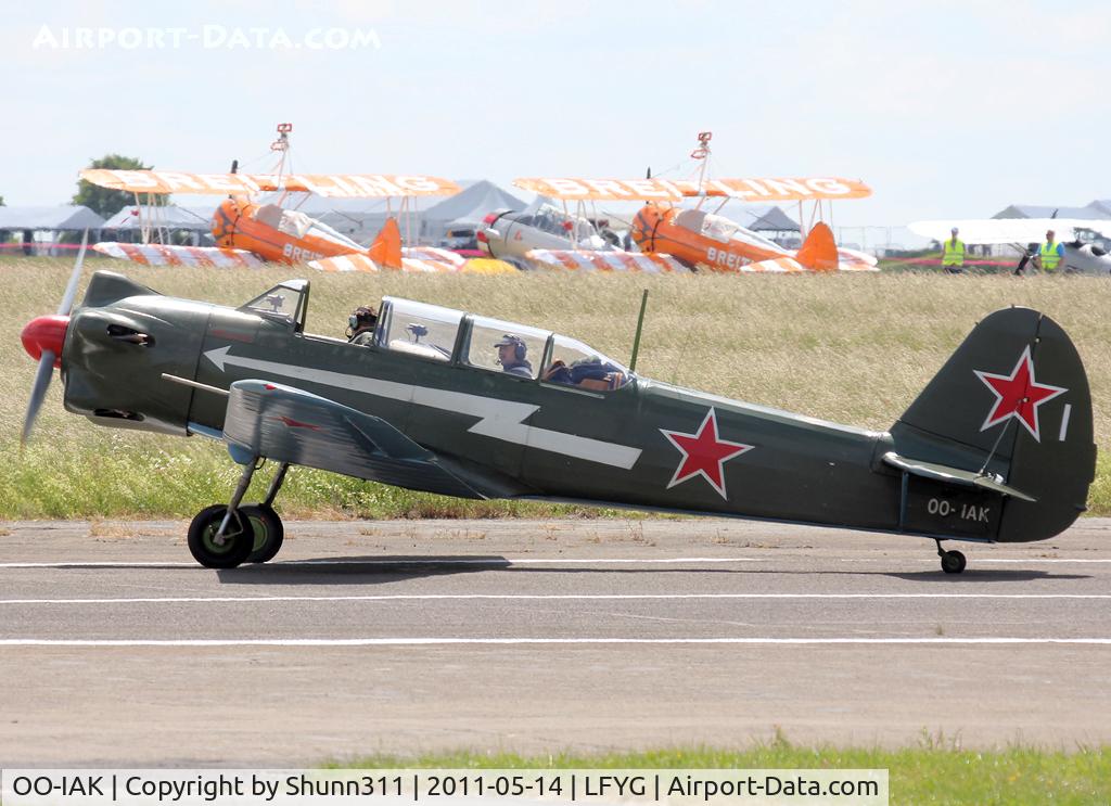 OO-IAK, 1956 Yakovlev Yak-18 C/N 1332019, Taxiing to his parking...