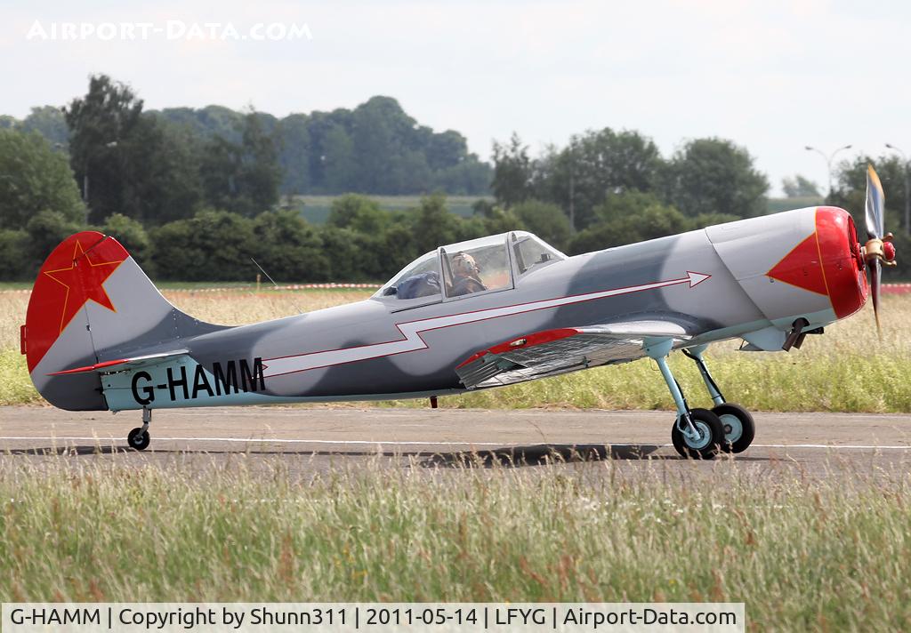 G-HAMM, 1983 Yakovlev Yak-50 C/N 832409, Landing rwy 26