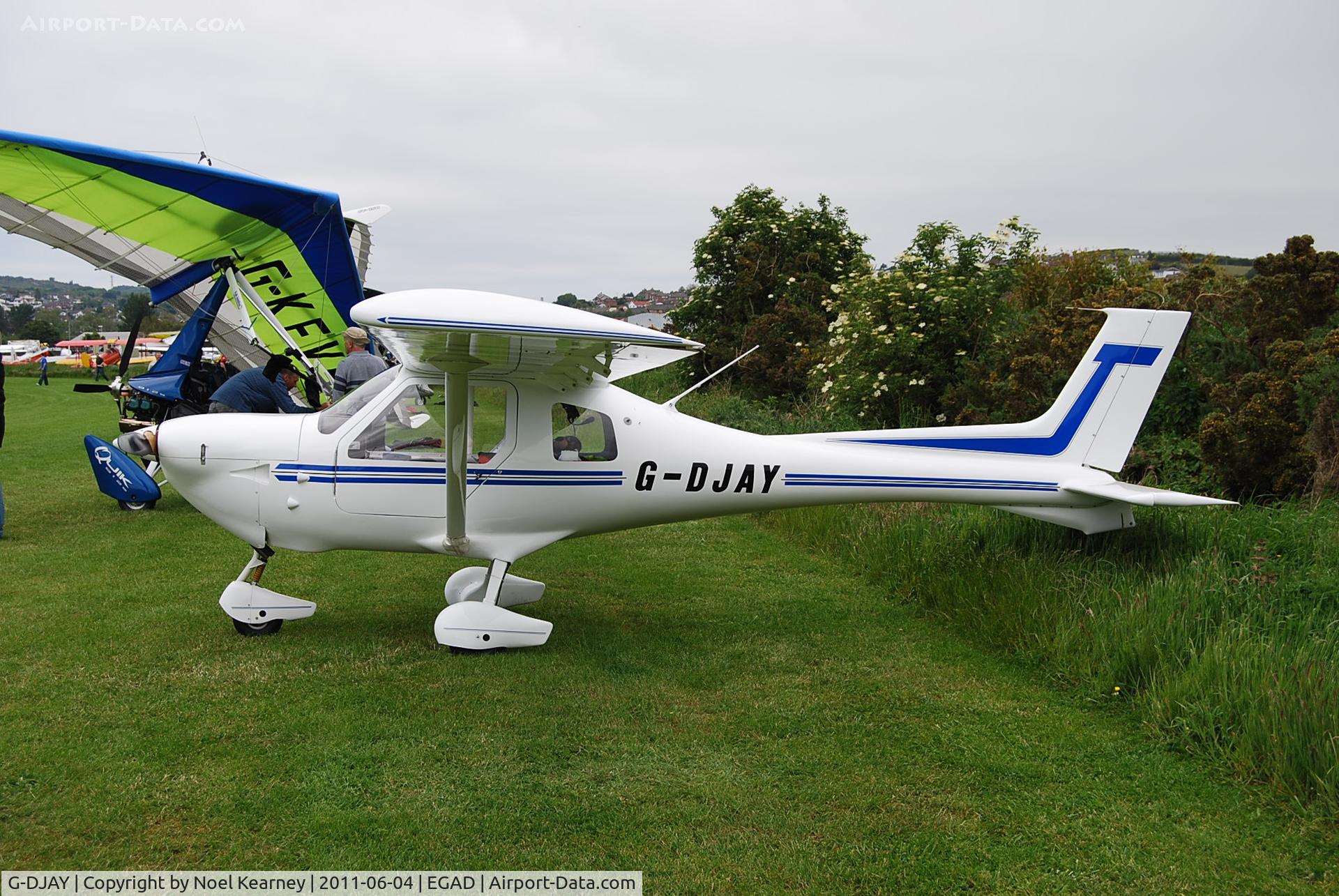 G-DJAY, 2001 Jabiru UL-450 C/N PFA 274A-13633, Parked on the display area at the Newtownards Fly-in 04-06-2011.