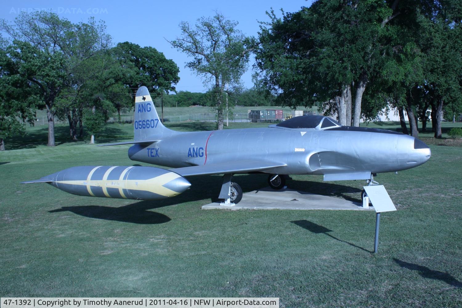 47-1392, Lockheed P-80C Shooting Star C/N 080-2078, Lockheed P-80C-1-LO, c/n: 080-2078