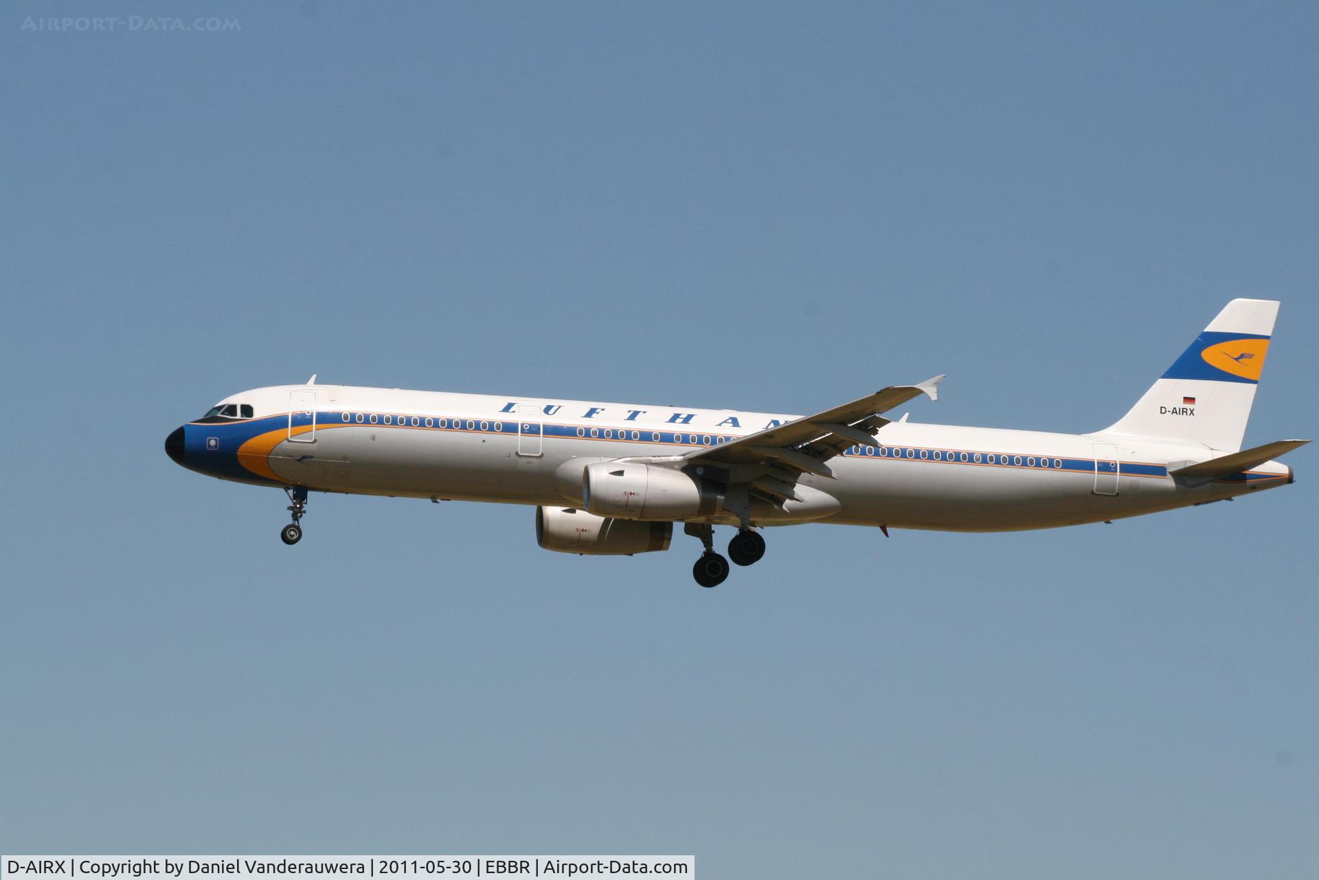 D-AIRX, 1998 Airbus A321-131 C/N 0887, Arrival of flight LH1010 to RWY 25L