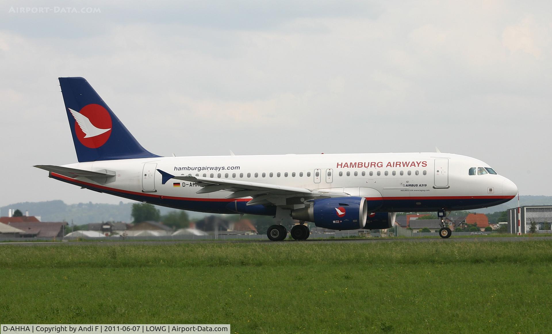 D-AHHA, 2008 Airbus A319-112 C/N 3533, Hamburg Airways