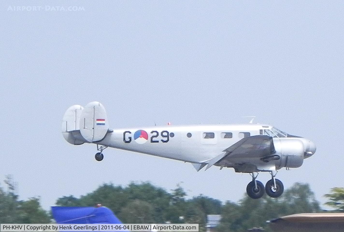PH-KHV, 1952 Beech Expeditor 3NM (D18S) C/N A-904/CA-254, Stampe Fly In - Deurne
