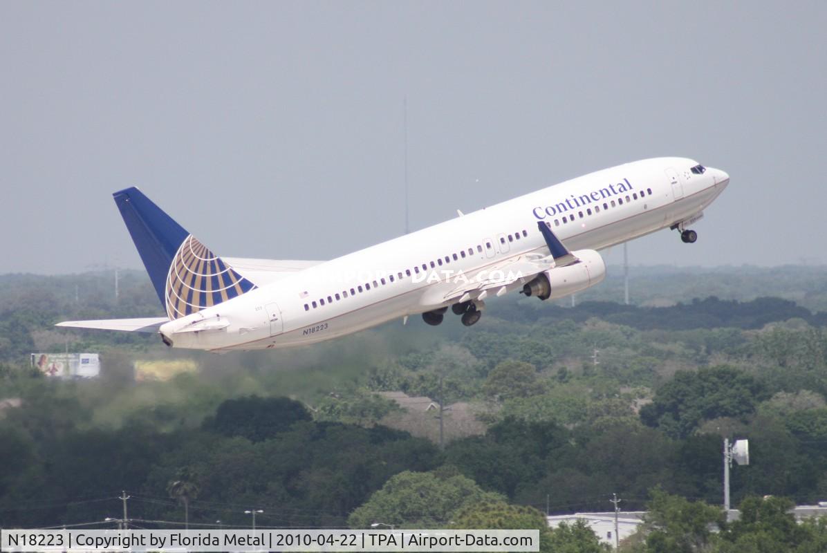 N18223, 1998 Boeing 737-824 C/N 28932, Continental 737