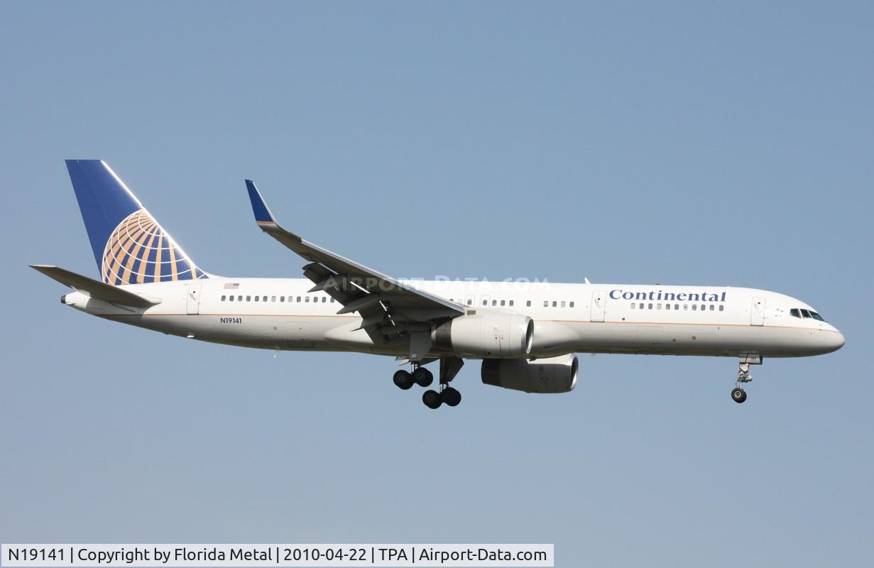 N19141, 2000 Boeing 757-224 C/N 30354, Continental 757