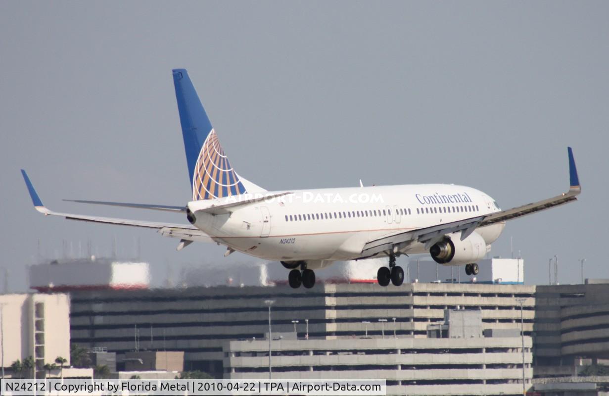 N24212, 1998 Boeing 737-824 C/N 28772, Continental 737