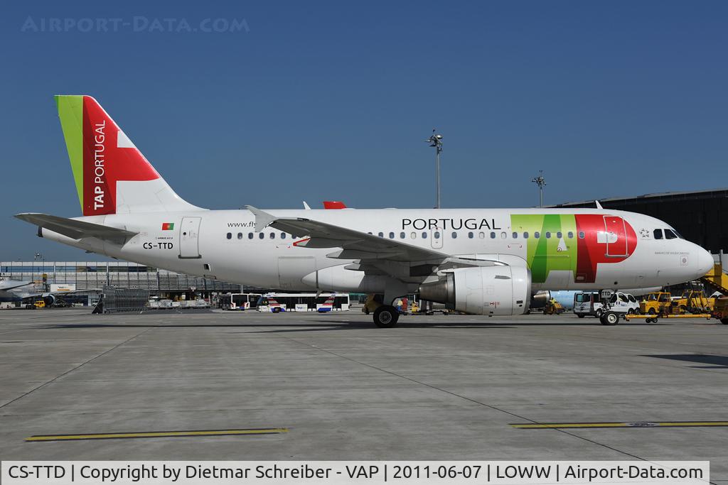 CS-TTD, 1998 Airbus A319-111 C/N 790, TAP Airbus 319