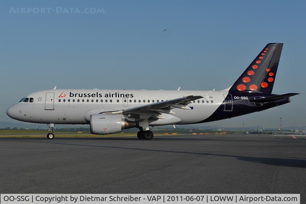 OO-SSG, 2000 Airbus A319-112 C/N 1160, Brussels Airlines Airbus 319