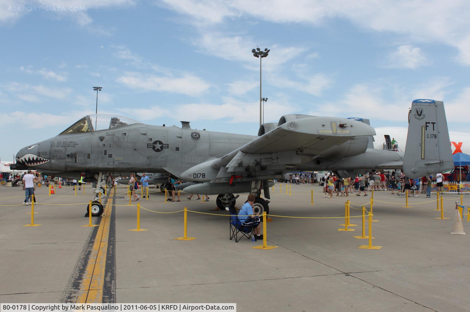 80-0178, 1980 Fairchild Republic A-10A Thunderbolt II C/N A10-0528, Fairchild Republic A-10A