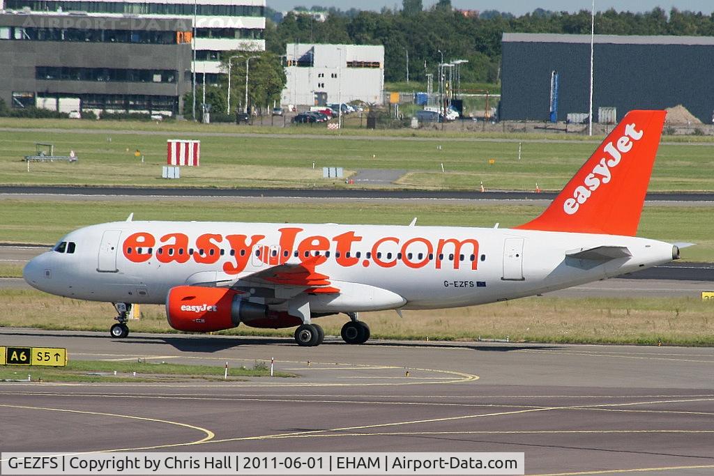 G-EZFS, 2009 Airbus A319-111 C/N 4129, easyJet
