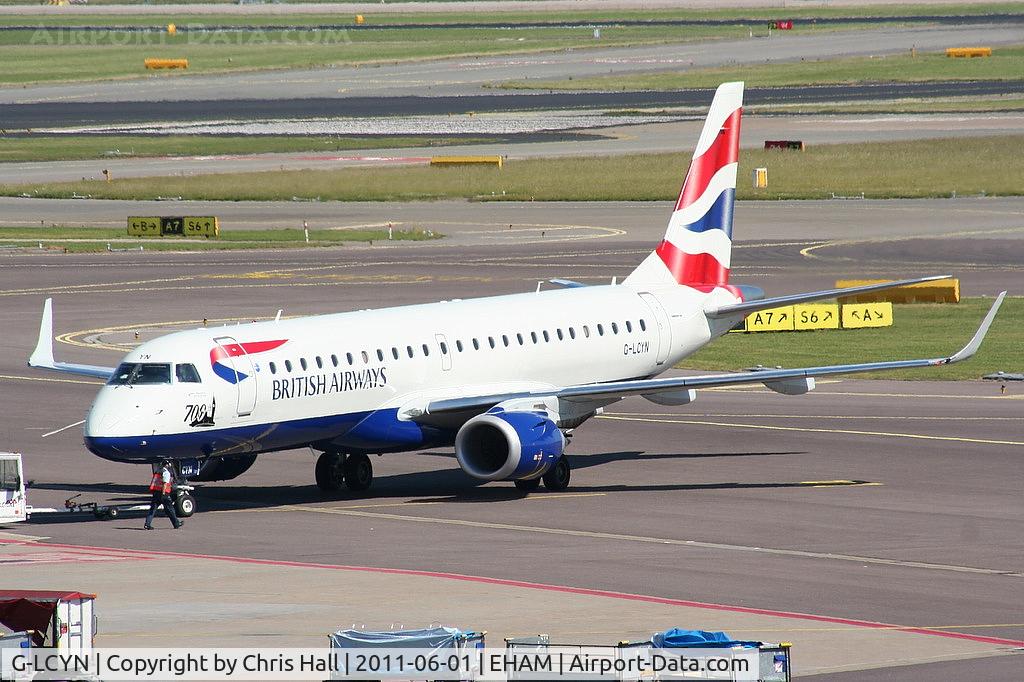 G-LCYN, 2010 Embraer 190SR (ERJ-190-100SR) C/N 19000392, Cityflyer Express