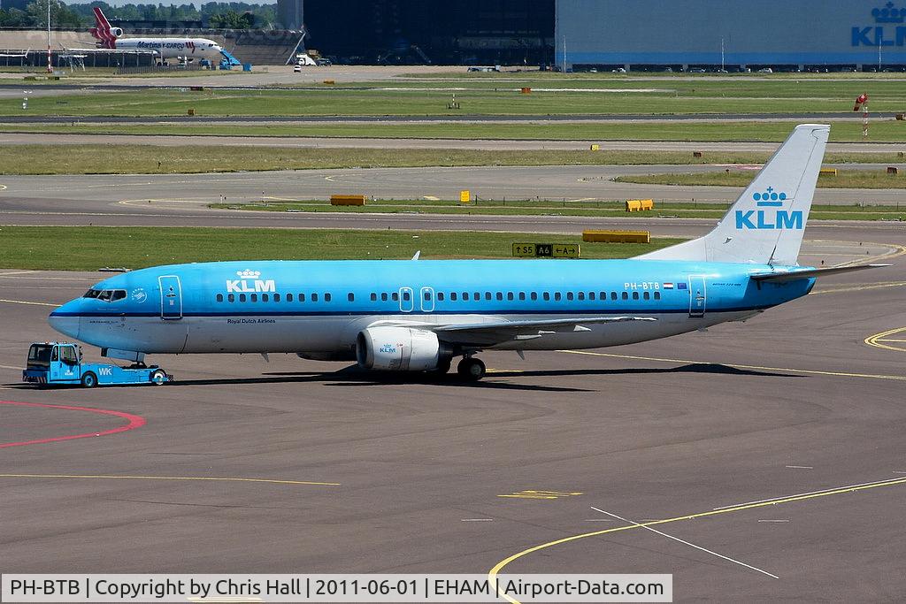 PH-BTB, 1992 Boeing 737-406 C/N 25423, KLM Royal Dutch Airlines