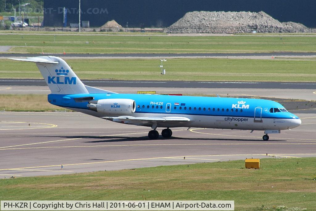 PH-KZR, 1995 Fokker 70 (F-28-0070) C/N 11551, KLM Cityhopper