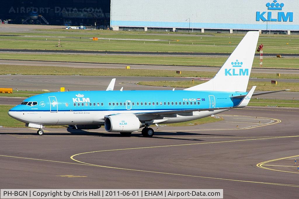 PH-BGN, 2011 Boeing 737-7K2 C/N 38125, KLM Royal Dutch Airlines