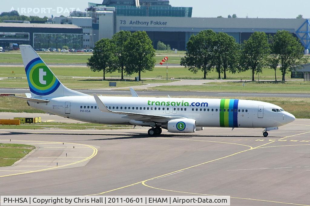 PH-HSA, 2009 Boeing 737-8K2 C/N 34171, Transavia