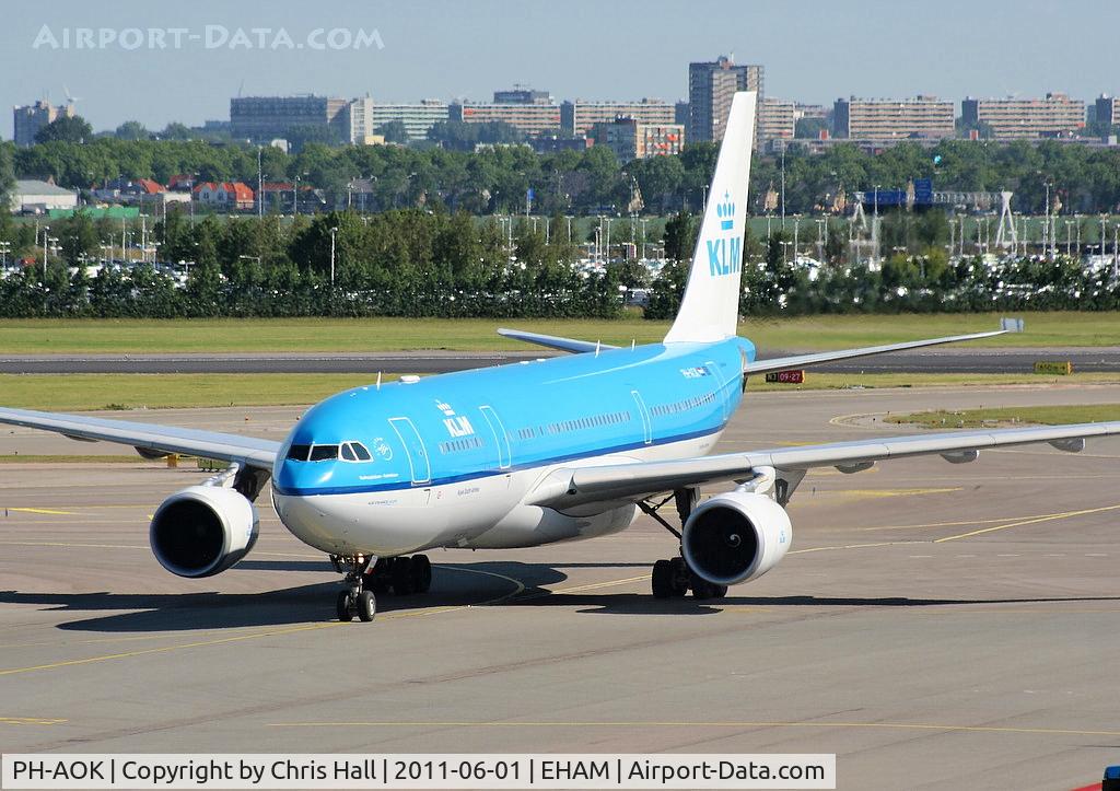 PH-AOK, 2007 Airbus A330-203 C/N 834, KLM Royal Dutch Airlines