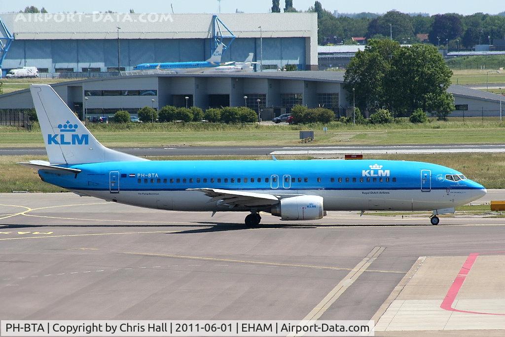 PH-BTA, 1991 Boeing 737-406 C/N 25412, KLM Royal Dutch Airlines