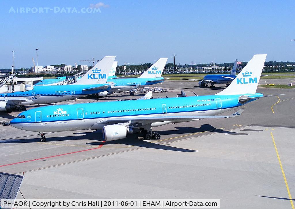 PH-AOK, 2007 Airbus A330-203 C/N 834, KLM Royal Dutch Airlines