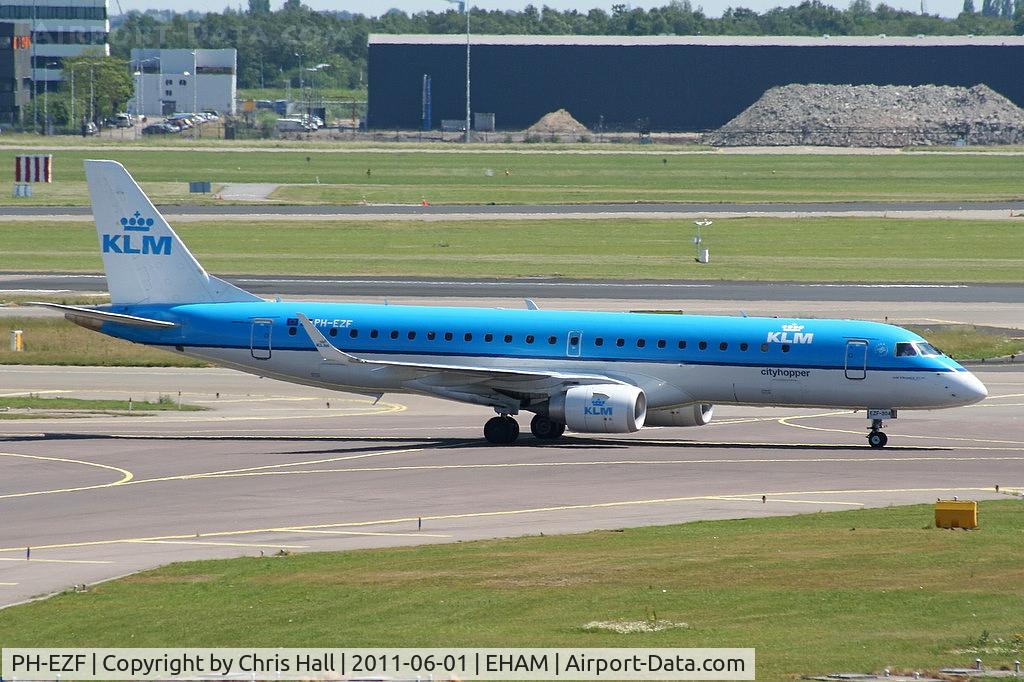 PH-EZF, 2009 Embraer 190LR (ERJ-190-100LR) C/N 19000304, KLM Cityhopper