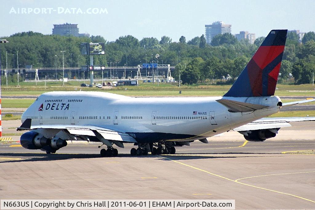 N663US, 1988 Boeing 747-451 C/N 23818, Delta Airlines