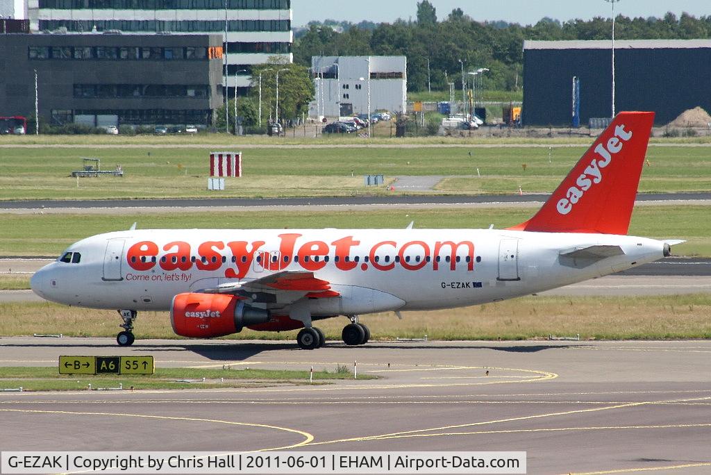 G-EZAK, 2006 Airbus A319-111 C/N 2744, easyJet