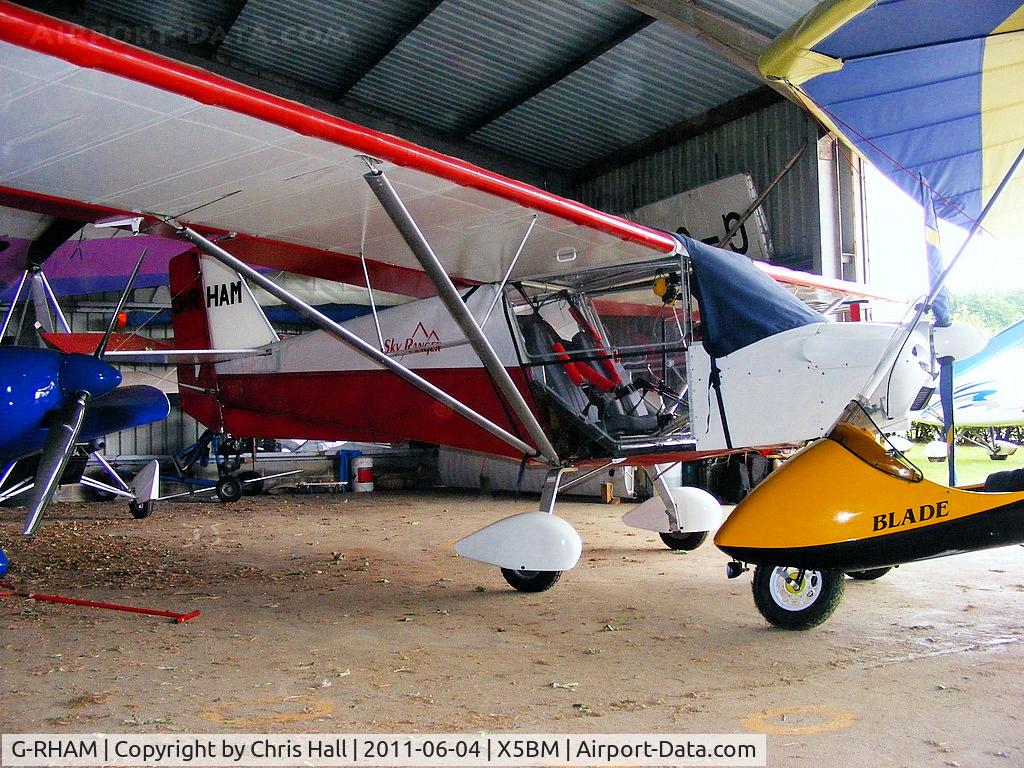 G-RHAM, 2006 Skyranger 582(1) C/N BMAA/HB/482, at Baxby Manor Airfield, Yorkshire