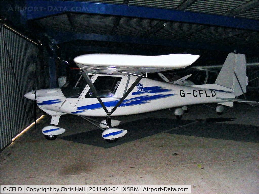 G-CFLD, 2008 Comco Ikarus C42 FB80 C/N 0807-6982, at Baxby Manor Airfield, Yorkshire