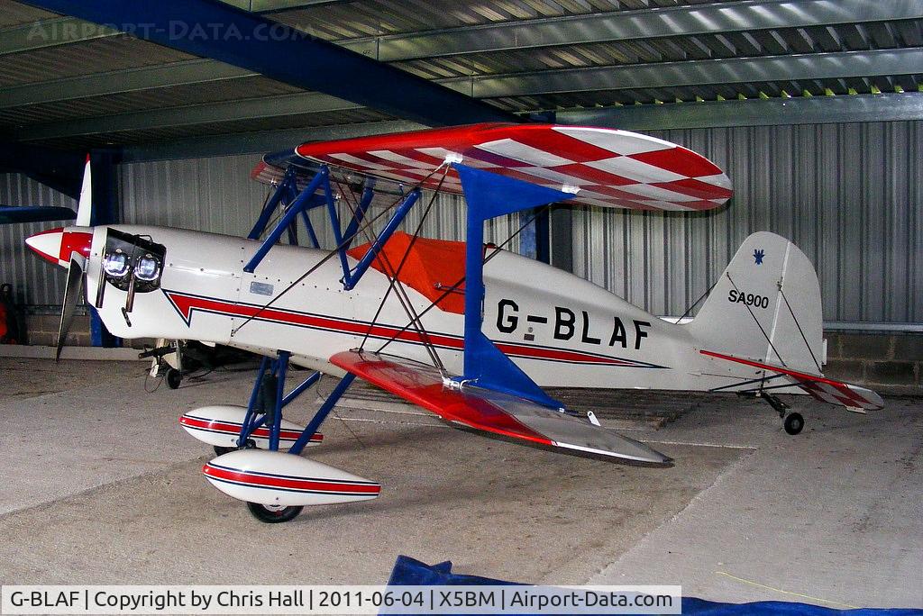 G-BLAF, 1987 Stolp SA-900 V-Star C/N PFA 106-10651, at Baxby Manor Airfield, Yorkshire