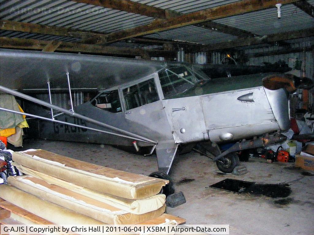 G-AJIS, 1947 Auster J-1N Alpha C/N 2336, at Baxby Manor Airfield, Yorkshire