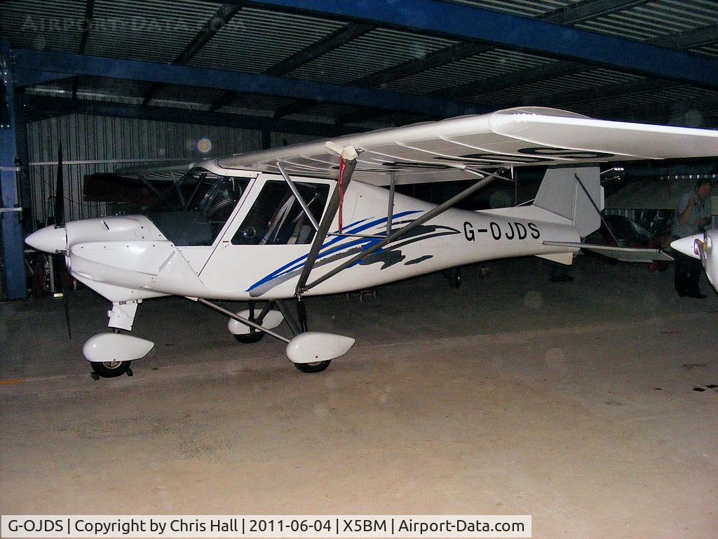 G-OJDS, 2004 Comco Ikarus C42 Cyclone FB80 C/N 0411-6633, at Baxby Manor Airfield, Yorkshire