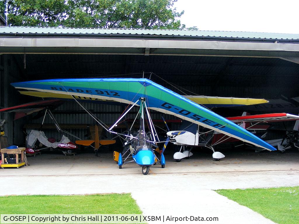 G-OSEP, 2002 Mainair Blade 912 C/N 1340-0902-7-W1135, at Baxby Manor Airfield, Yorkshire