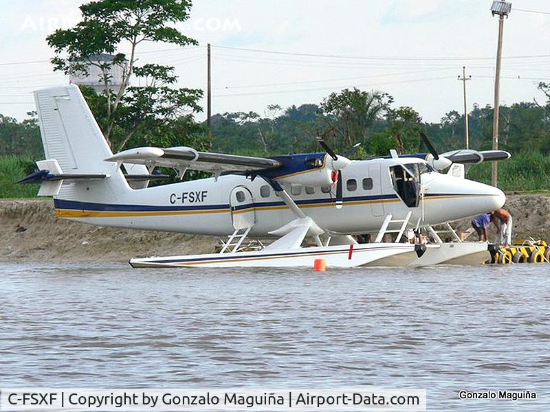 C-FSXF, 1977 De Havilland Canada DHC-6-300 Twin Otter C/N 521, Flying in the Peruvian Jungle, operated by ANDES