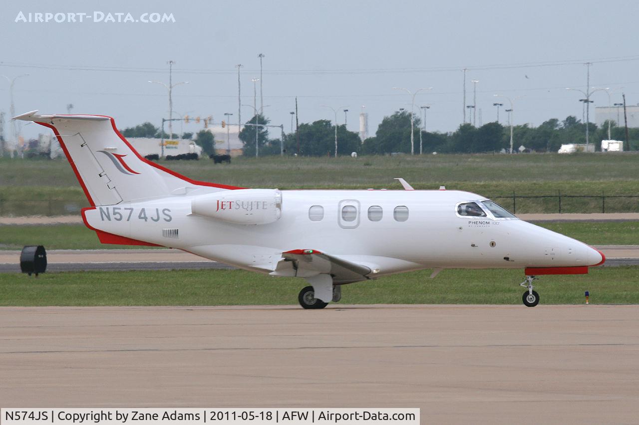 N574JS, 2009 Embraer EMB-500 Phenom 100 C/N 50000046, At Alliance Airport - Fort Worth, TX