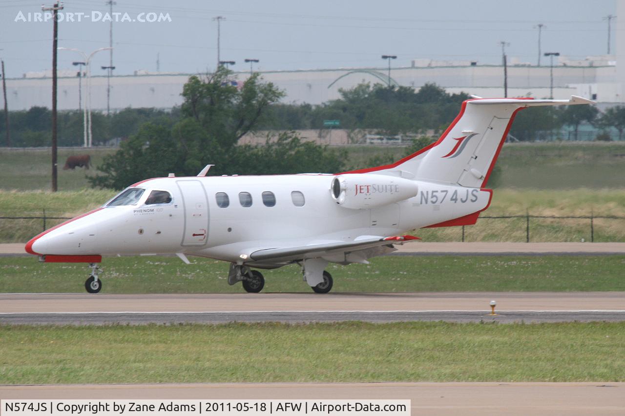 N574JS, 2009 Embraer EMB-500 Phenom 100 C/N 50000046, At Alliance Airport - Fort Worth, TX