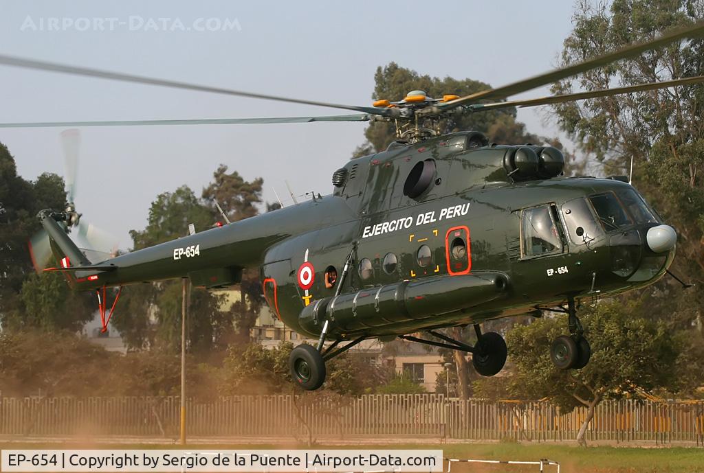 EP-654, Mil Mi-8MTV-1 Hip C/N 96141, Mi-17, Peruvian Army